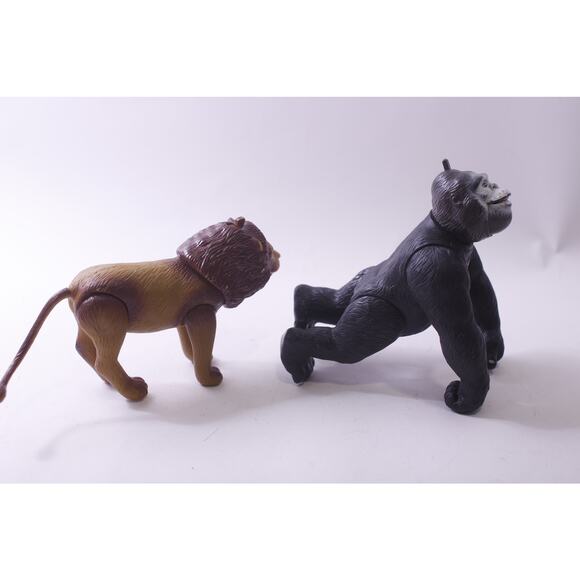 1987, HG Industries, Lion and Gorilla, Action Figures, Animals, ~ 250809-WH 432 - Picture 3 of 5